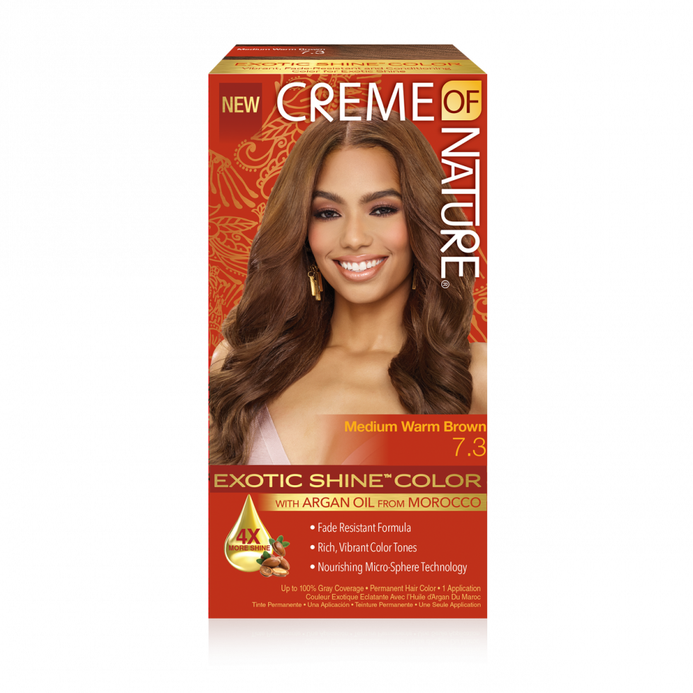 Creme of Nature Gel Hair Color 7.3 Medium Warm Brown