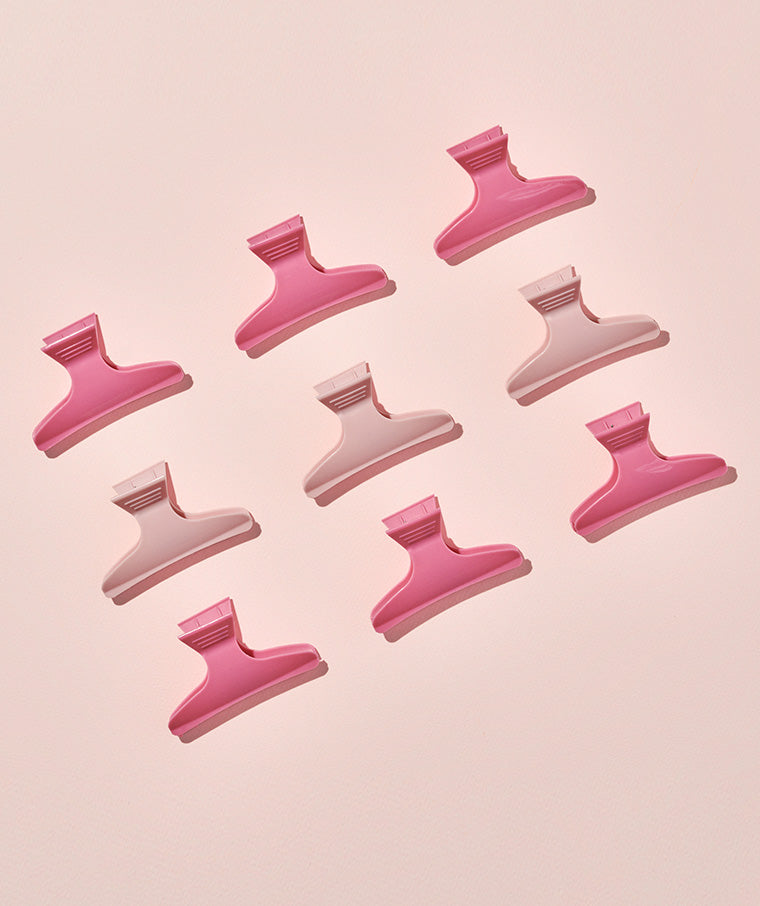 Diane Butterfly Clamps Large Pink Assorted 9 Pack D13F
