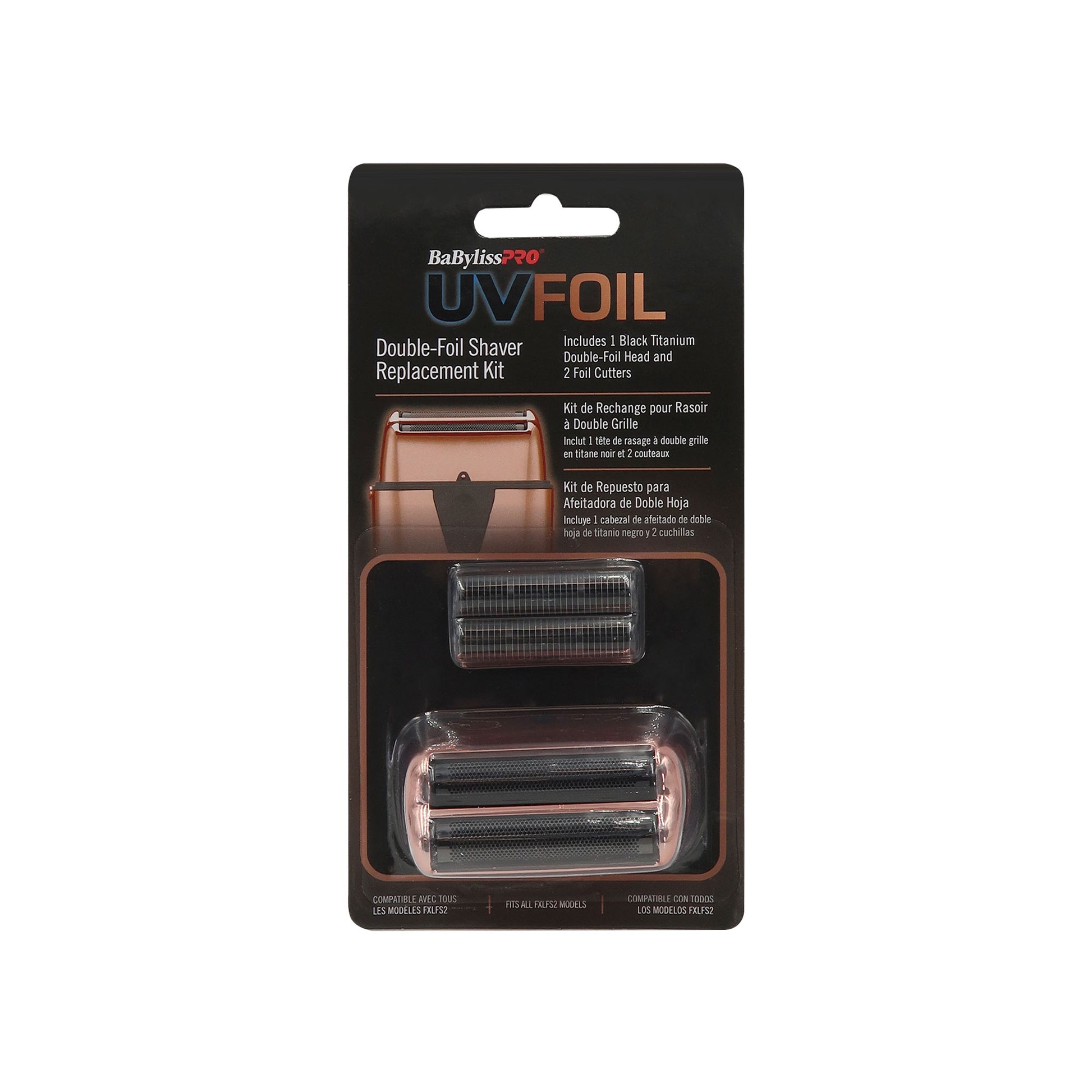 Babyliss UV Shaver Double Foil Cutter Rose Gold