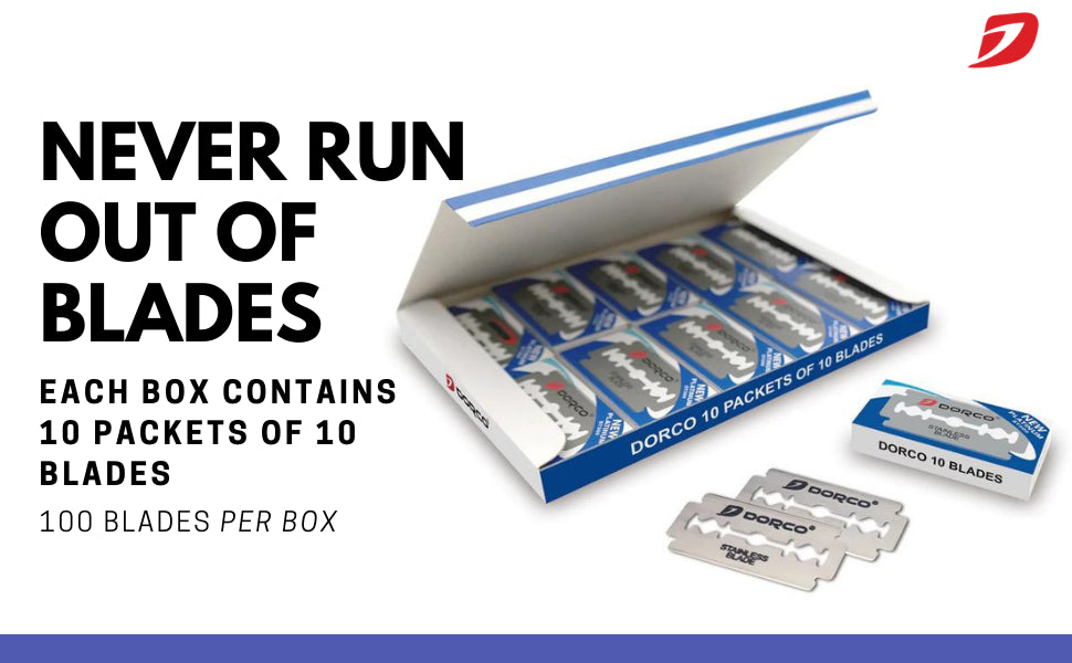 Dorco Blades ST300 Double Edge Blue