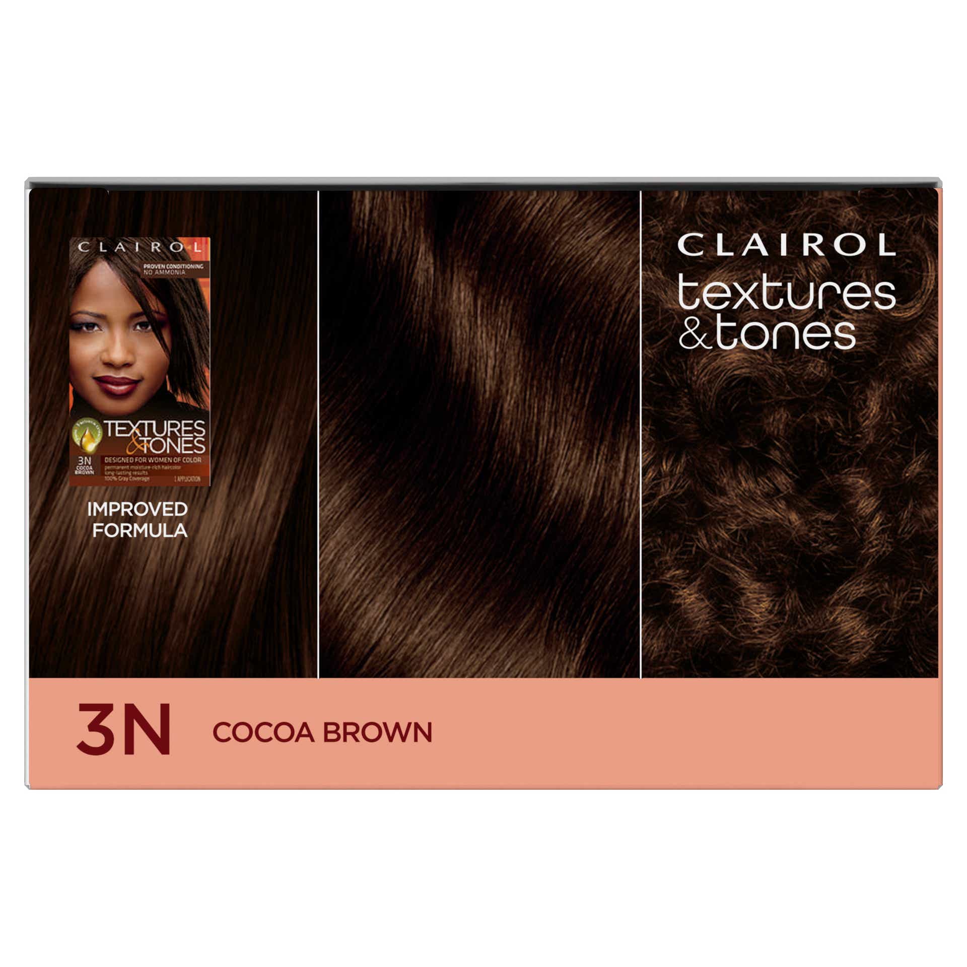 Clairol Textures & Tones 3N Coco Brown