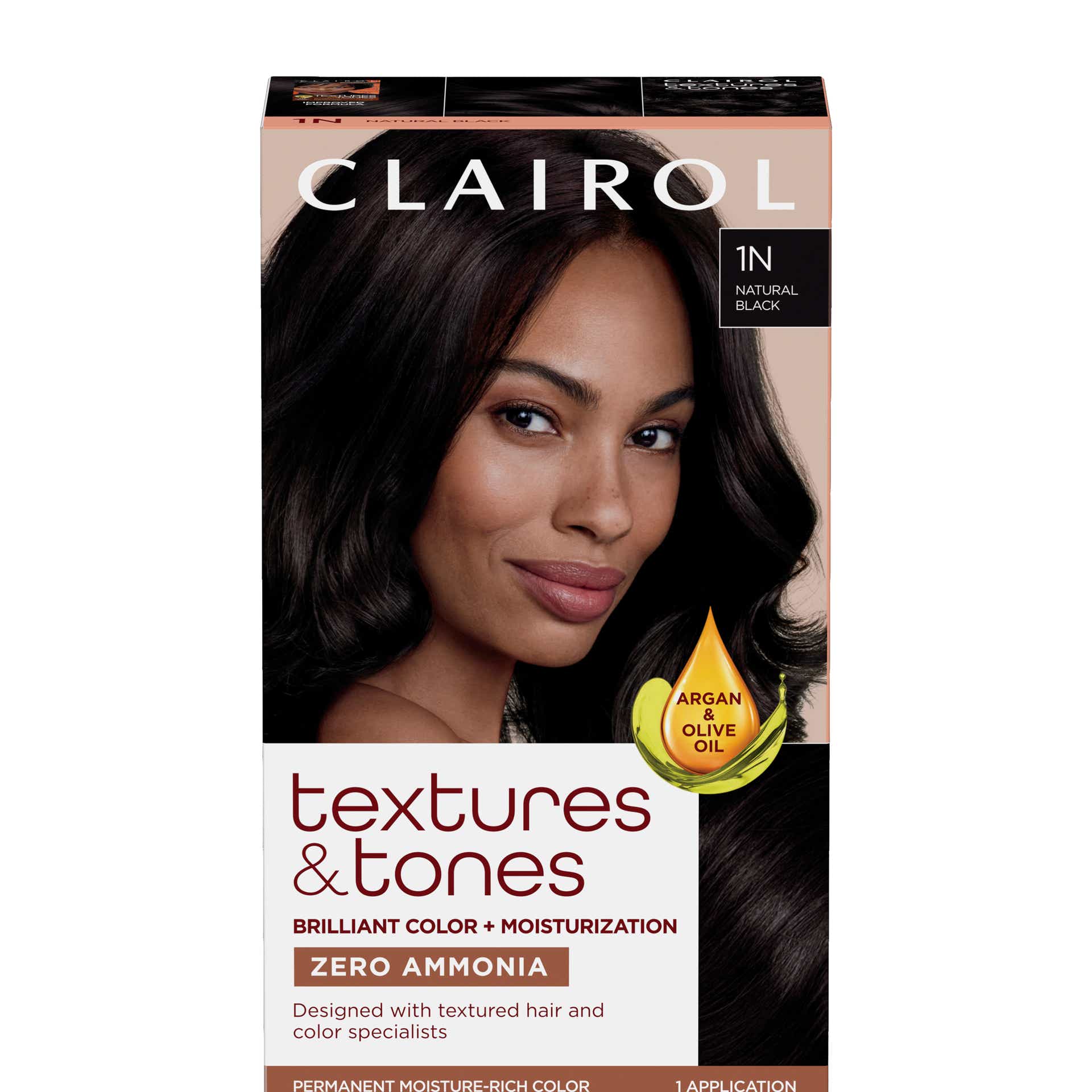Clairol Textures & Tones 1N Natural Black