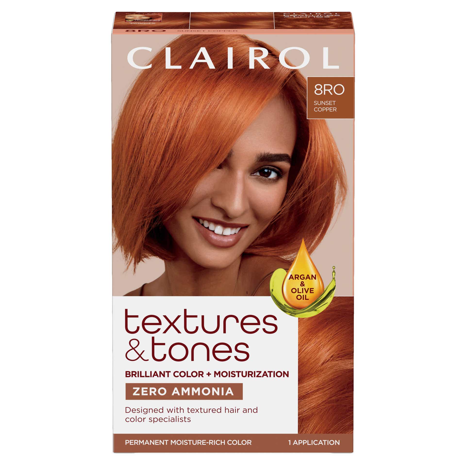 Clairol Textures & Tones 8RO Sunset Copper