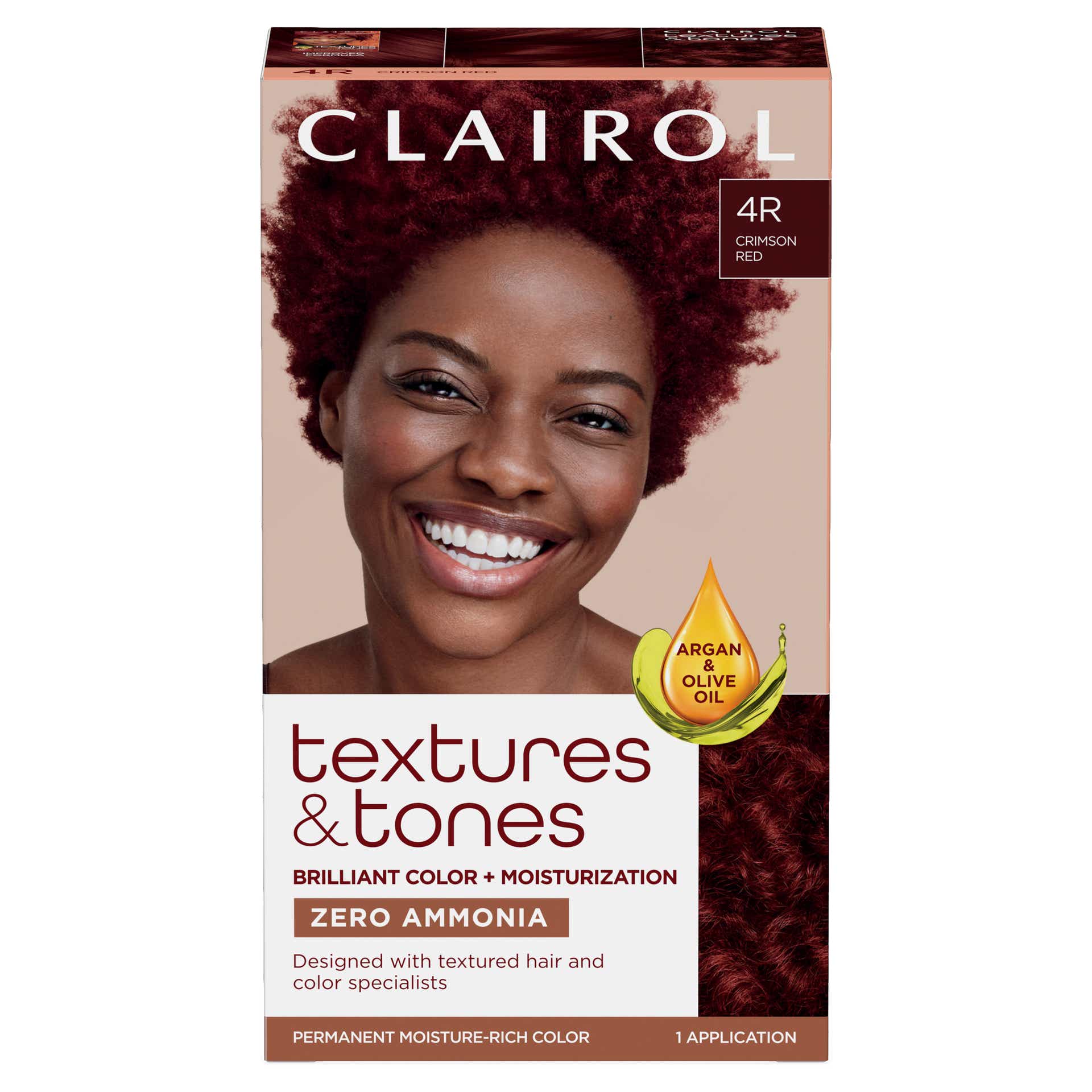 Clairol Textures & Tones 4R Crimson Red