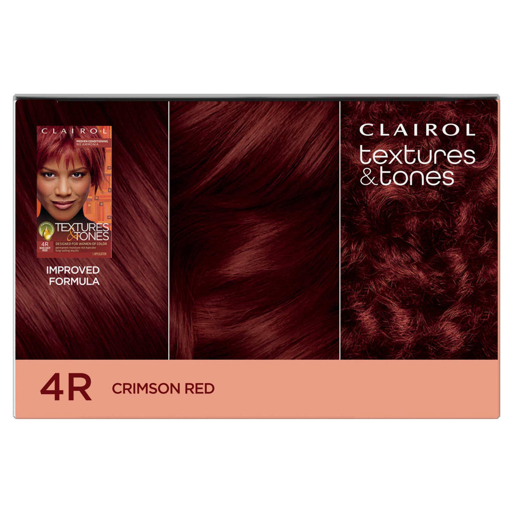 Clairol Textures & Tones 4R Crimson Red