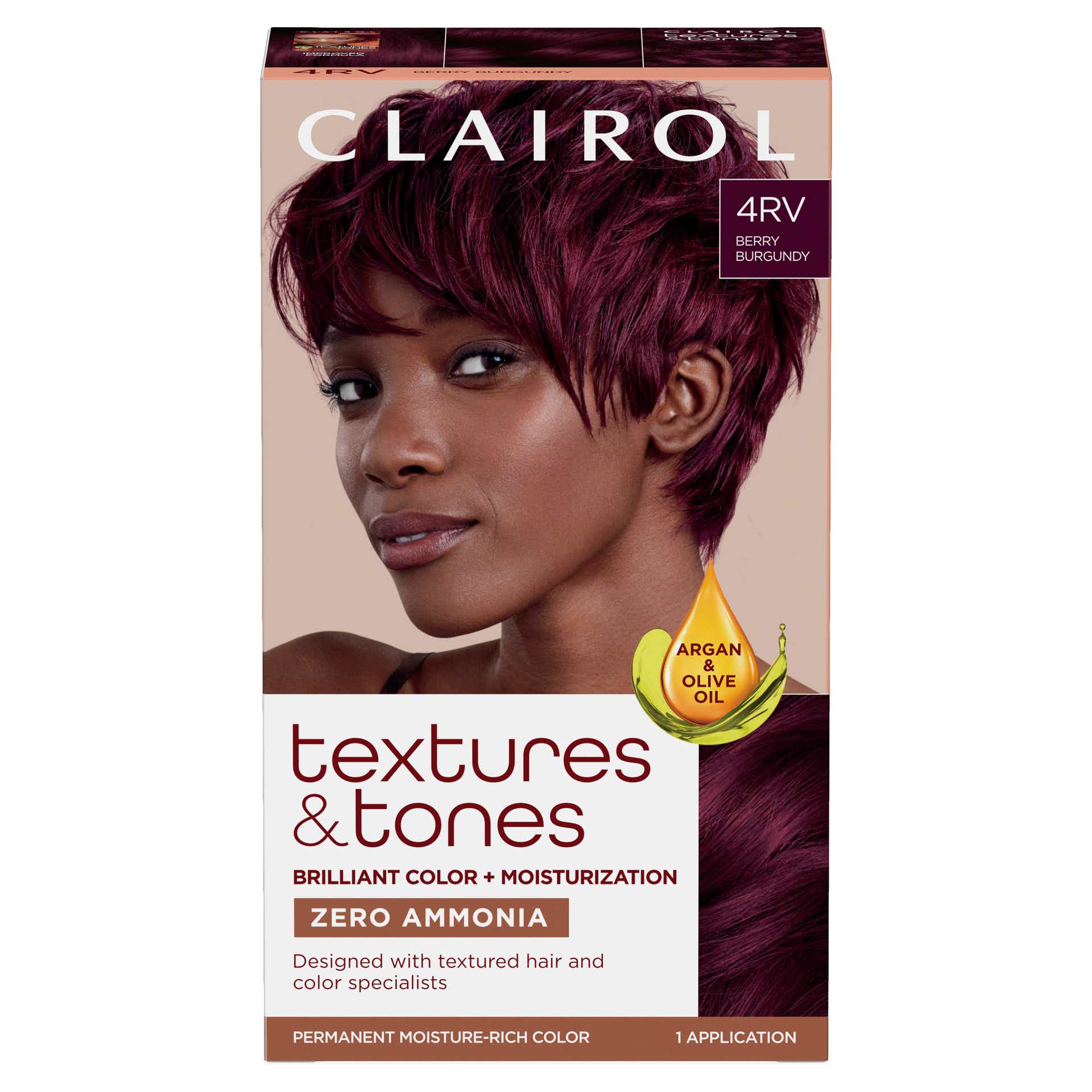 Clairol Textures & Tones 4RV Berry Burgundy