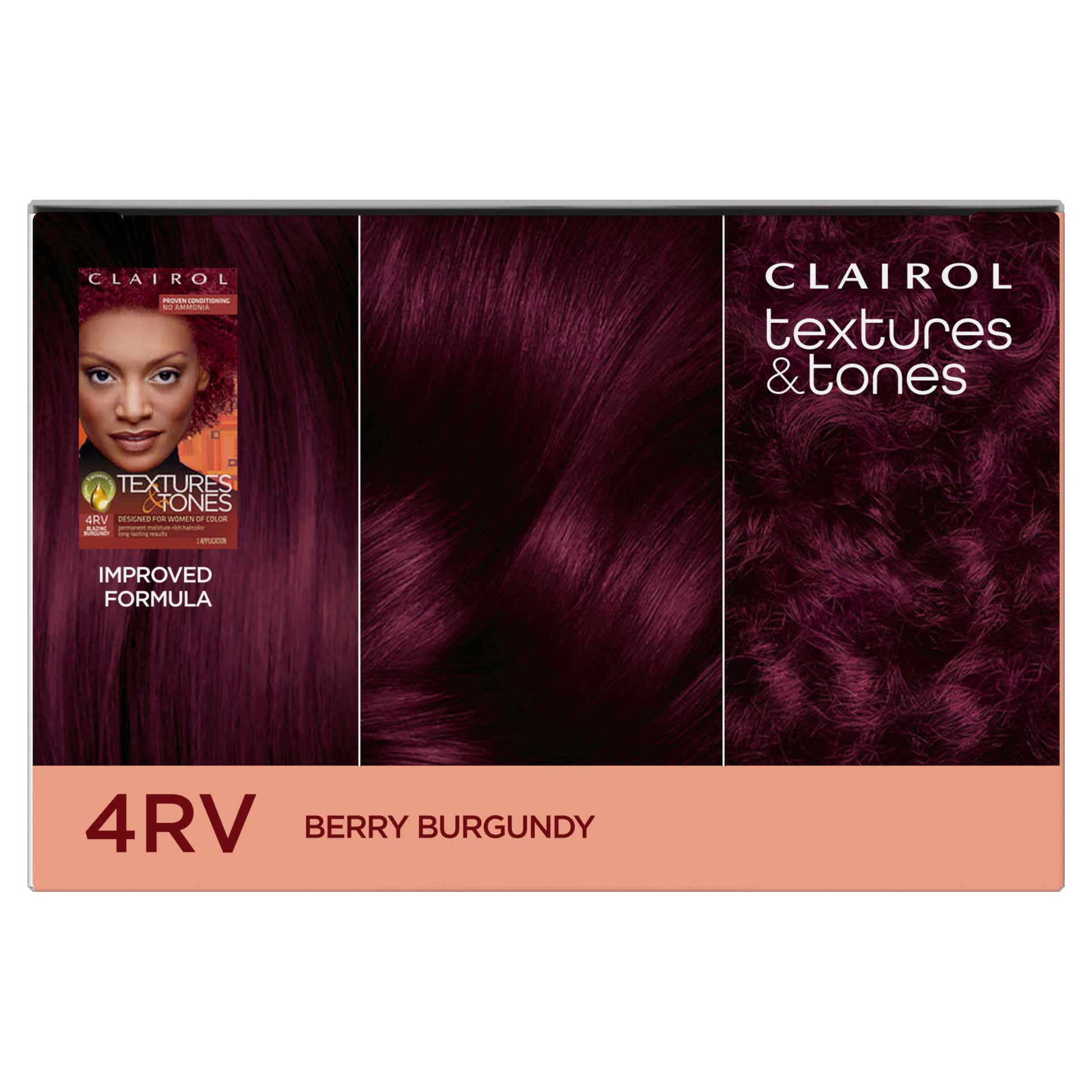 Clairol Textures & Tones 4RV Berry Burgundy