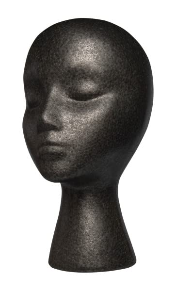 Diane Styrofoam Head Black