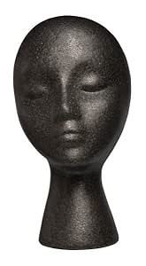 Diane Styrofoam Head Black