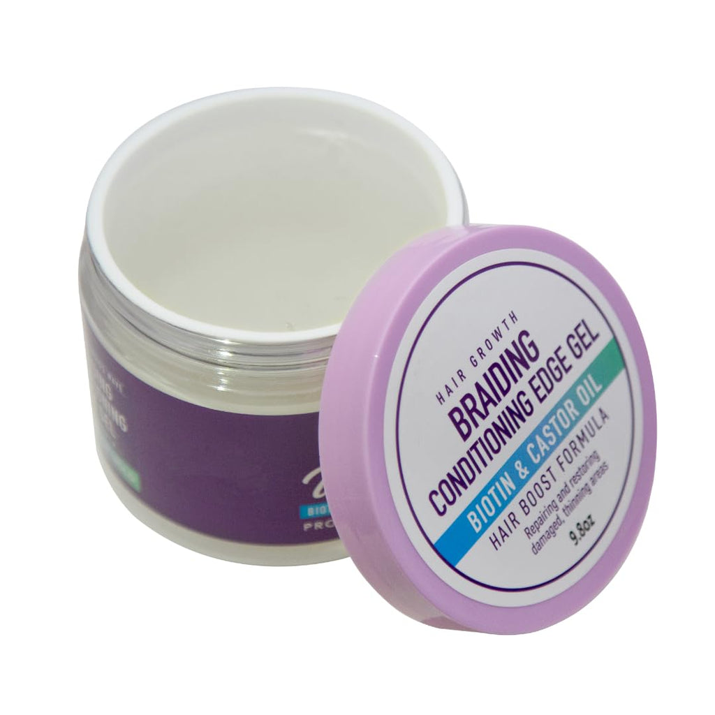 Dr. Girls Rice Water Braiding Conditioning Edge Gel 9.8oz Blueberry