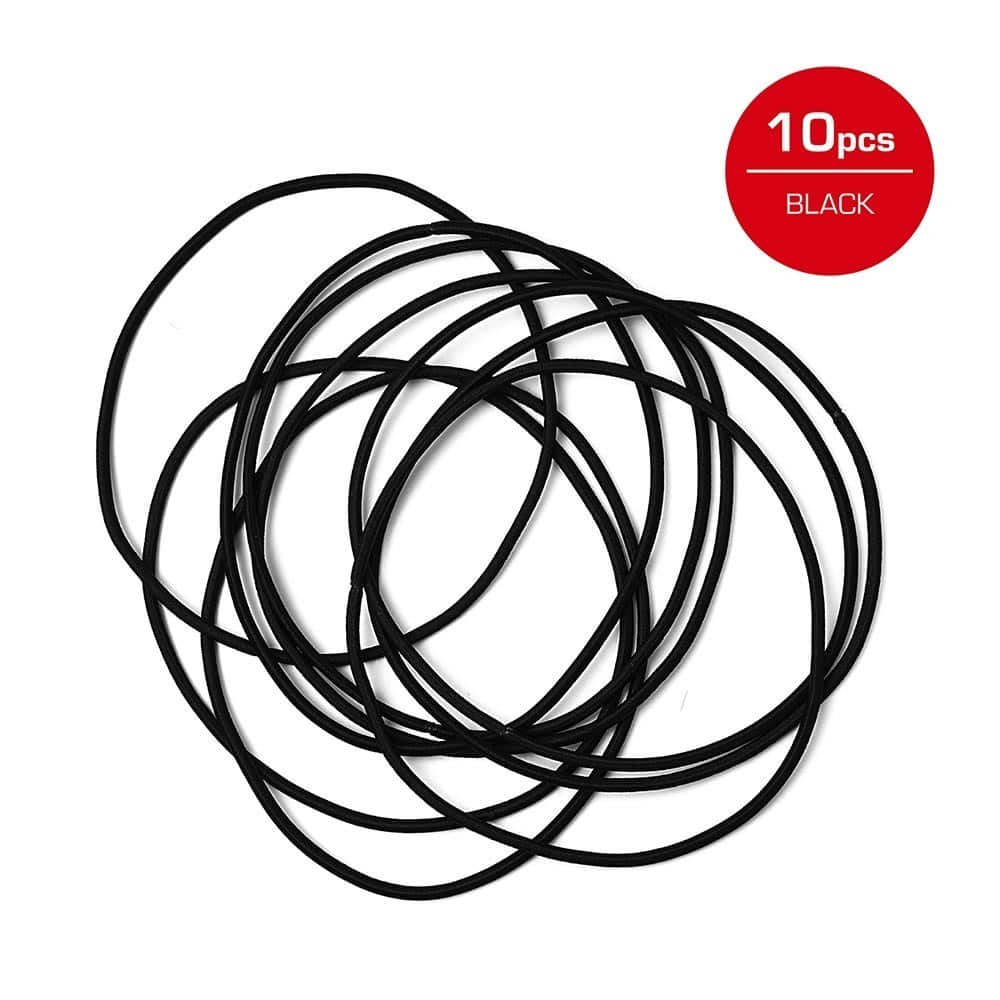 RED Headbrand 10 pcs 3mm Black