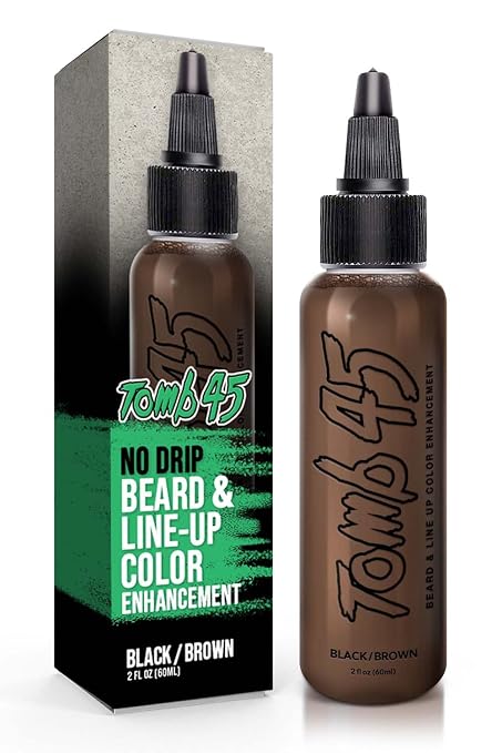 Tomb 45 No Drip Enhancement Beard & Line-Up Color Brown / Black