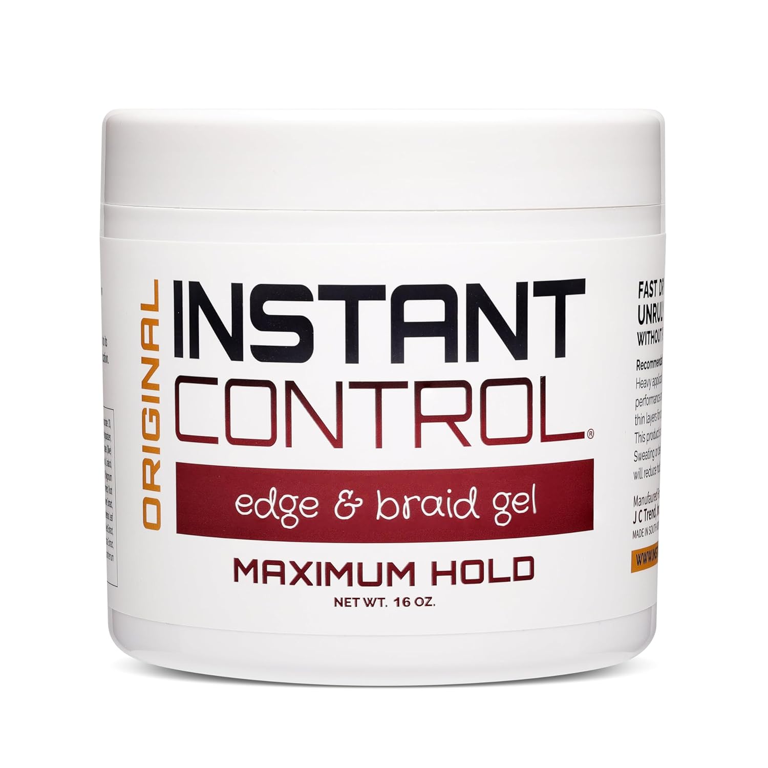 Instant Control Edge and Braid Gel 16 oz - Original