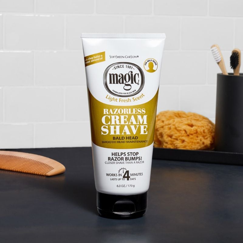 Magic Razorless Cream Shave Bald