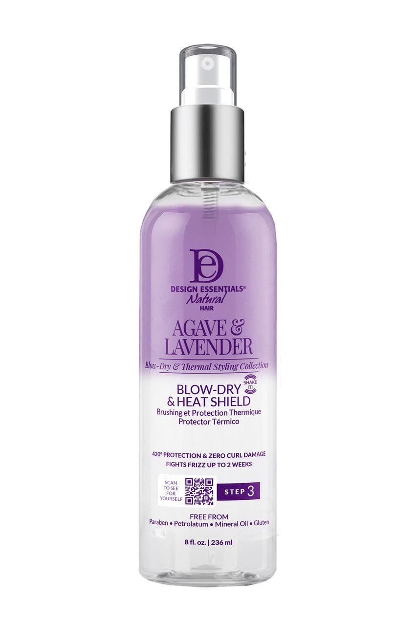 Design Essentials Agave & Lavender Blow-Dry & Heat Shield 8 oz