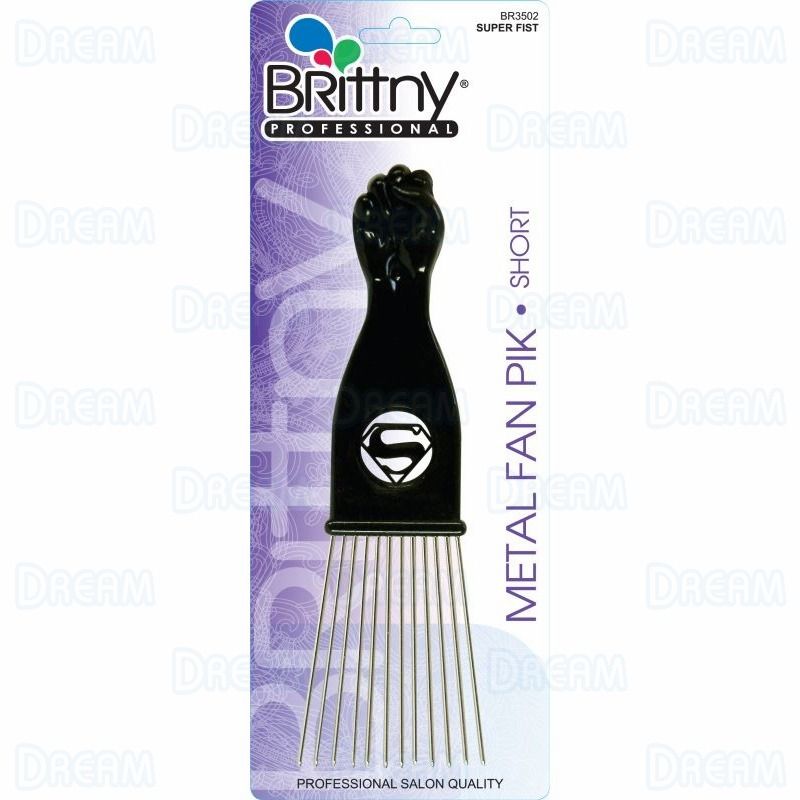 Brittny Comb Fist Metal Pik Fan Short