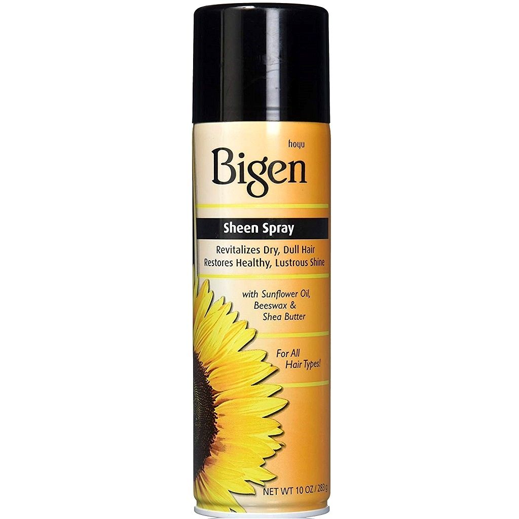 Bigen Sheen Spray with Sunflower Seen Oil 10 oz