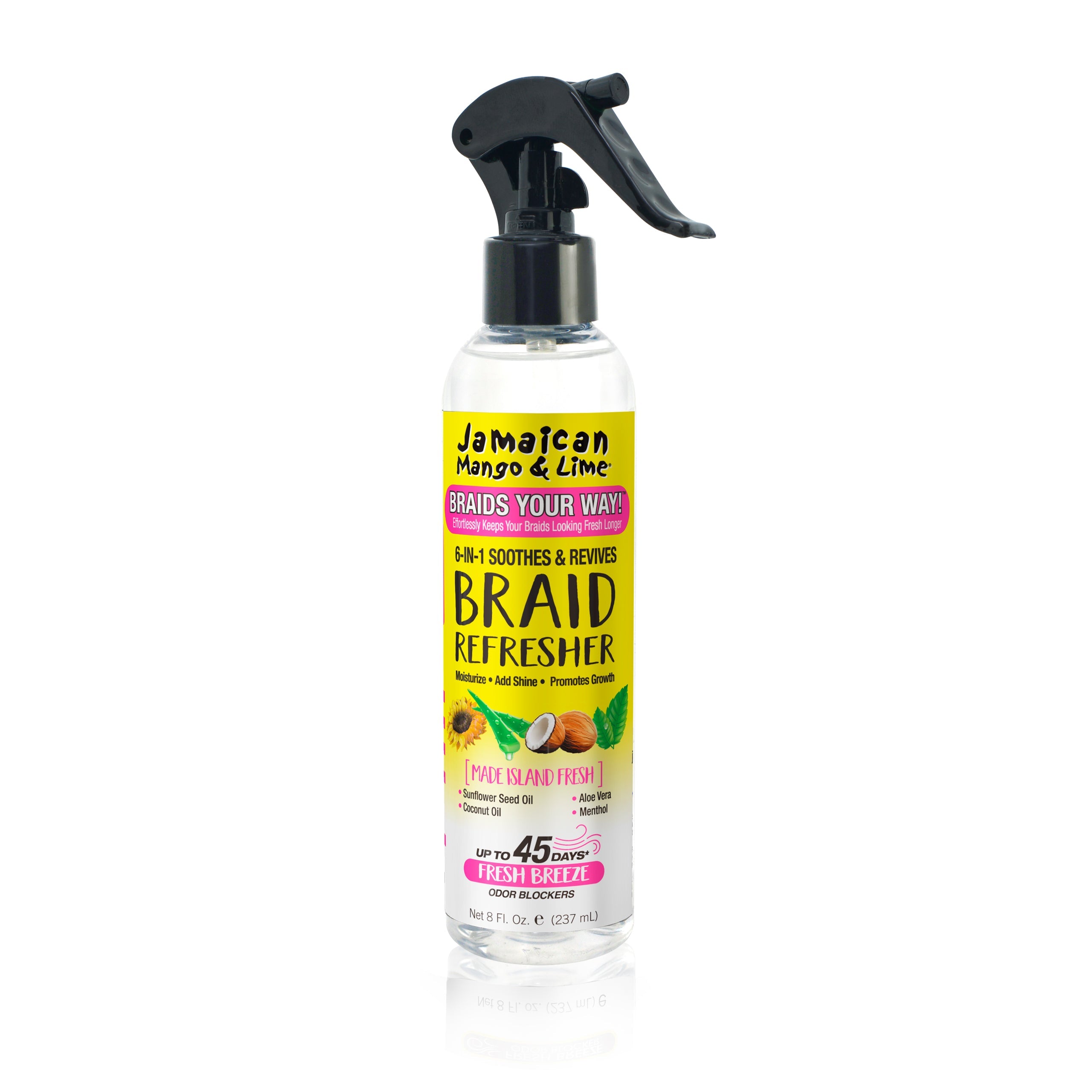 Jamaican Mango Lime BYW 6-in-1 Soothes & Revives Braid Refresher 8oz