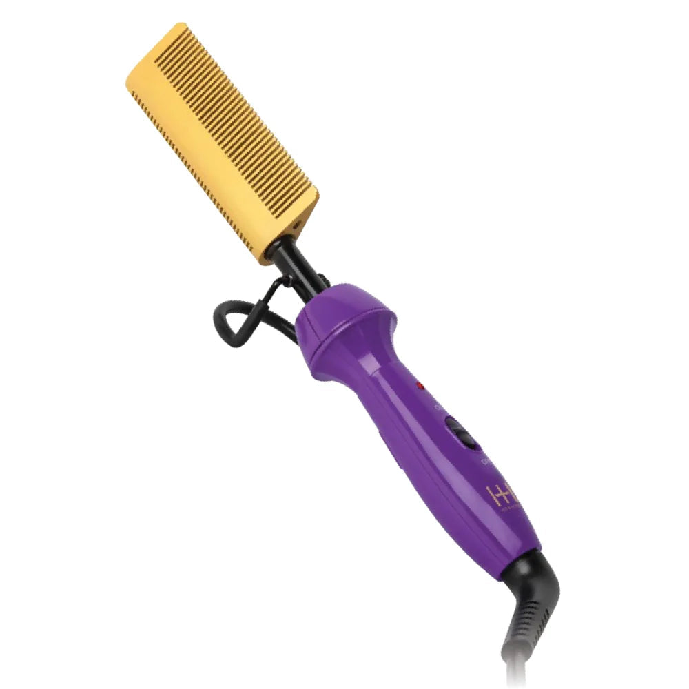 H&H Electric Pressing Comb Double Sided Ceramic