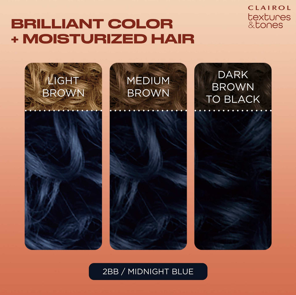 Clairol Textures & Tones 2BB Midnight Blue