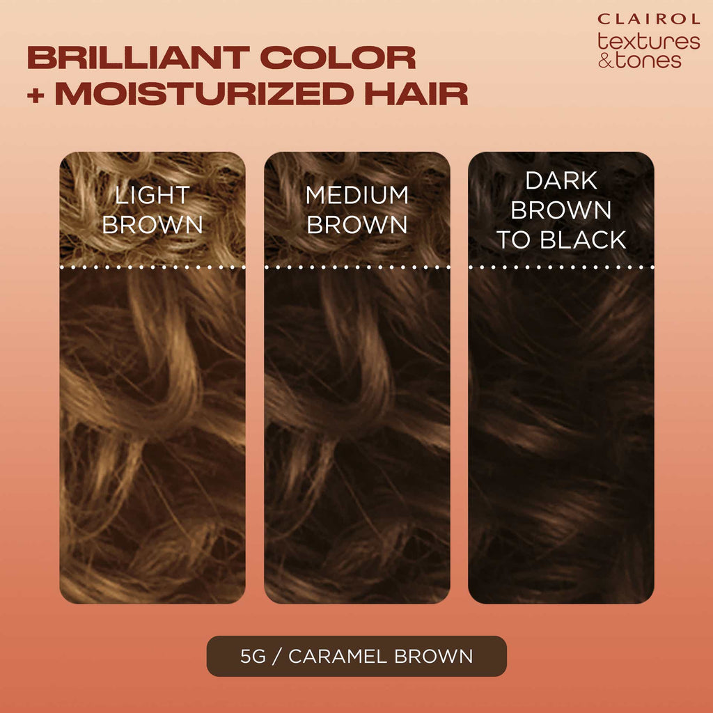 Clairol Textures & Tones 5G Carmel Brown