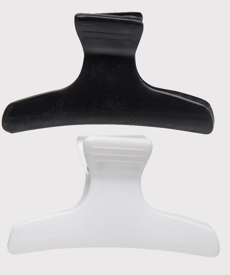 Diane Butterfly Clamps Large 12 Pack Black / White D13