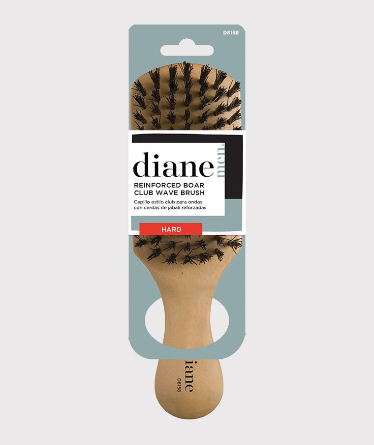 Diane Reinforced Hard Boar Club Wave Brush D8158