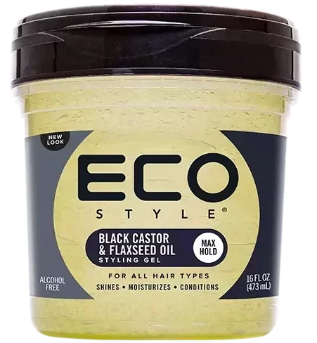 ECO Style Gel Black Castor and Flaxseed Oil