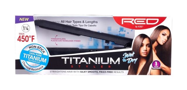 RED Titanium Styler Flat Iron 1-1/4"