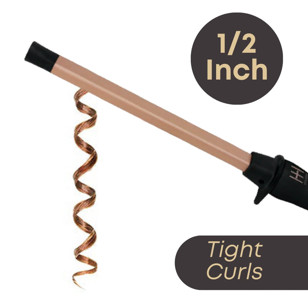 H&H Ceramic Hot Rod Styler Wand 1/2"