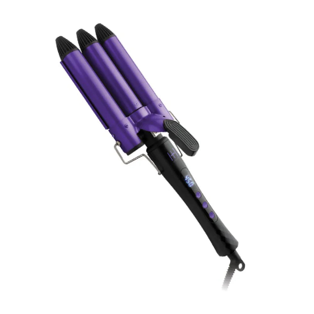 H&H Ceramic 3 Barrel Waver 1" Digital