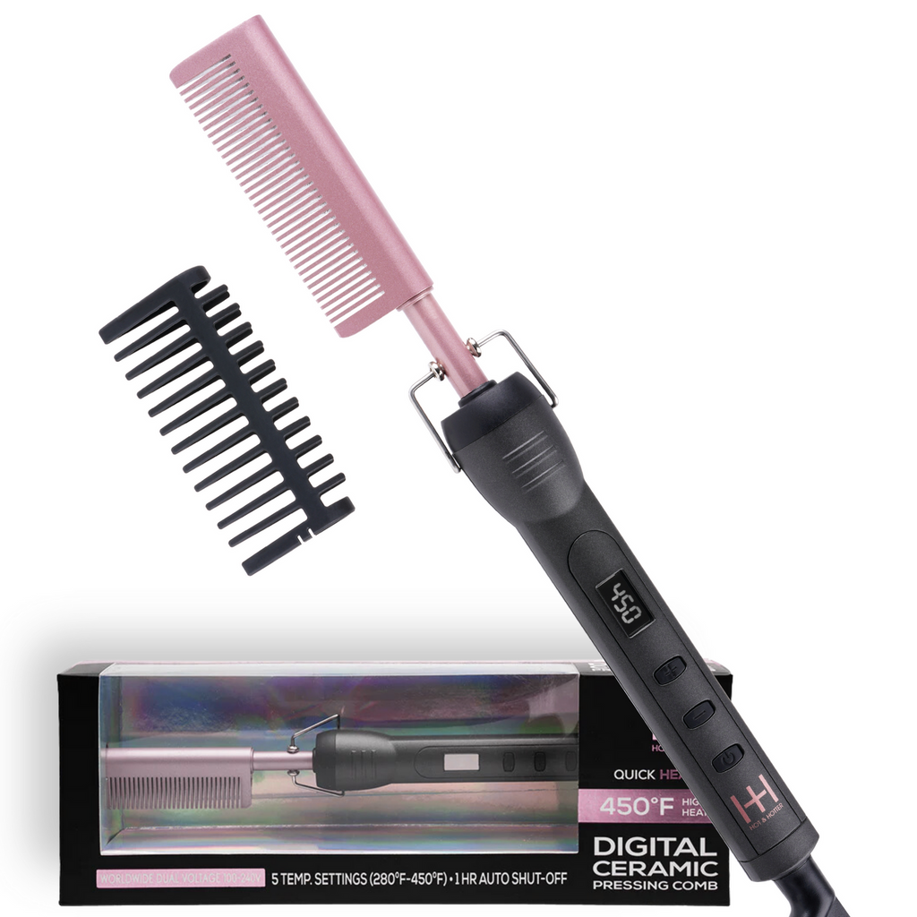 H&H Electric Pressing Comb Digital Ceramic