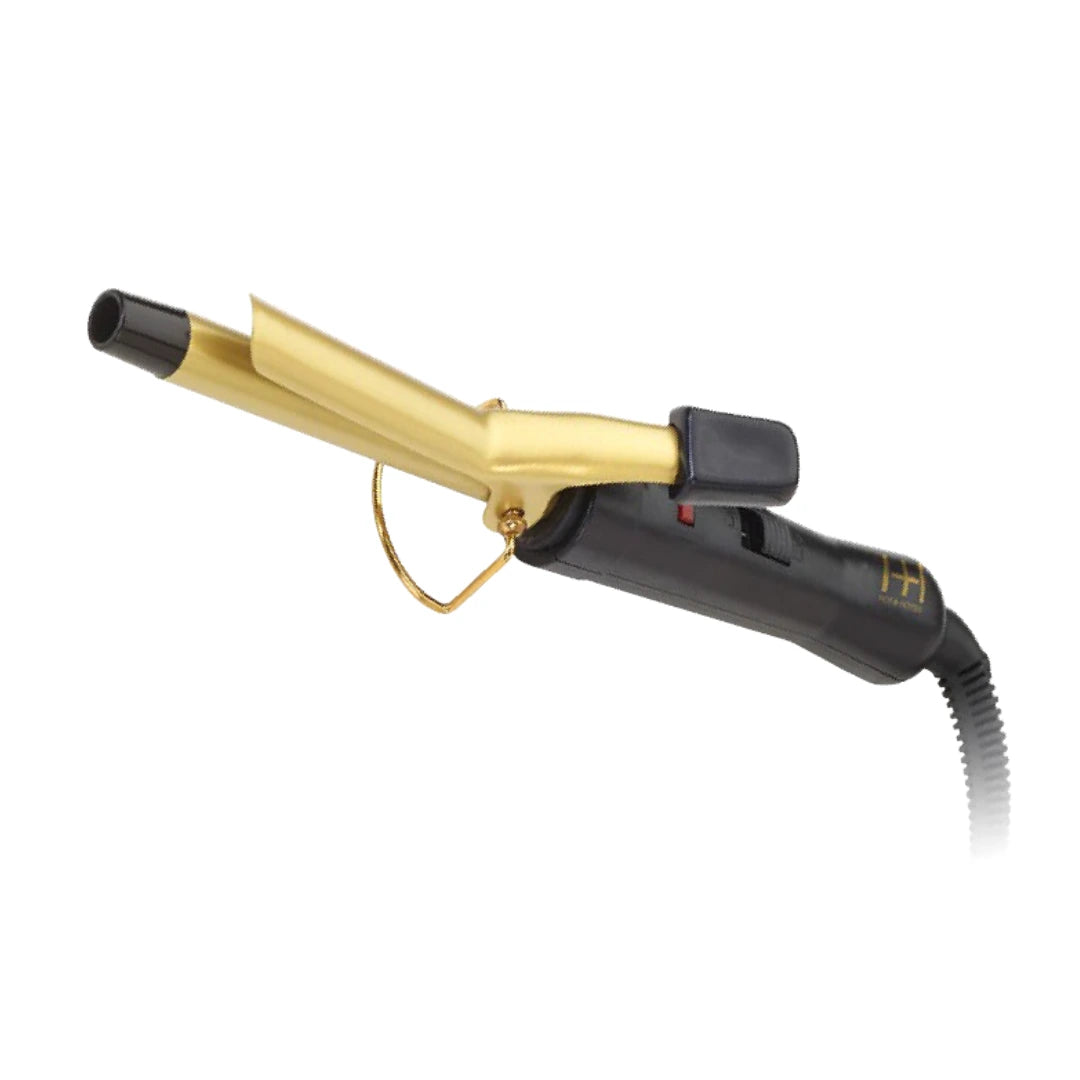 H&H Gold Ceramic Electric Curling Iron 1/2"