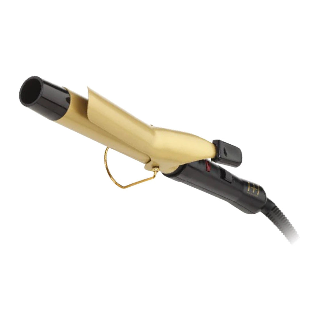 H&H Gold Ceramic Electric Curling Iron 1"