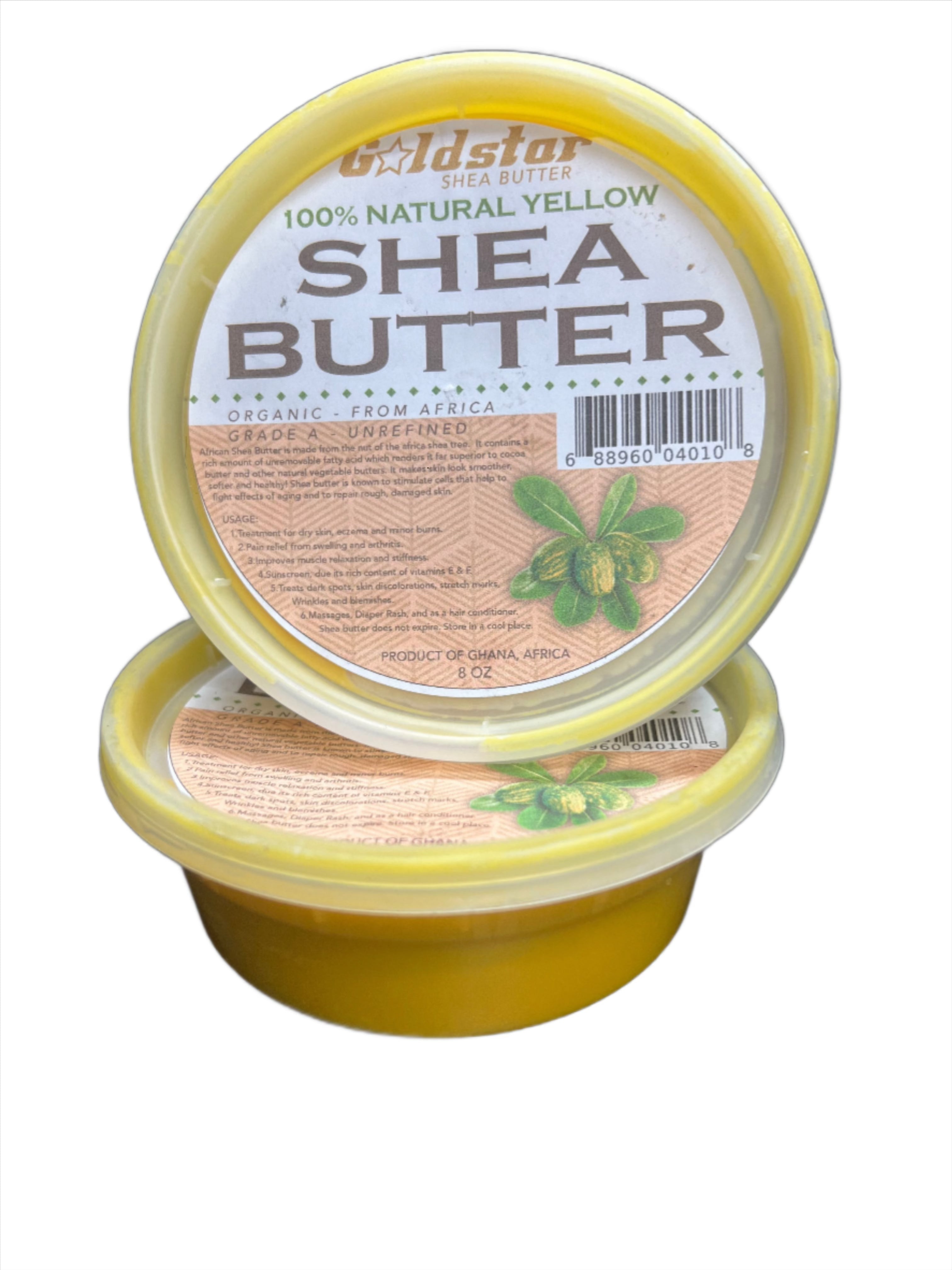 Gold Star Shea Butter Yellow 8 oz
