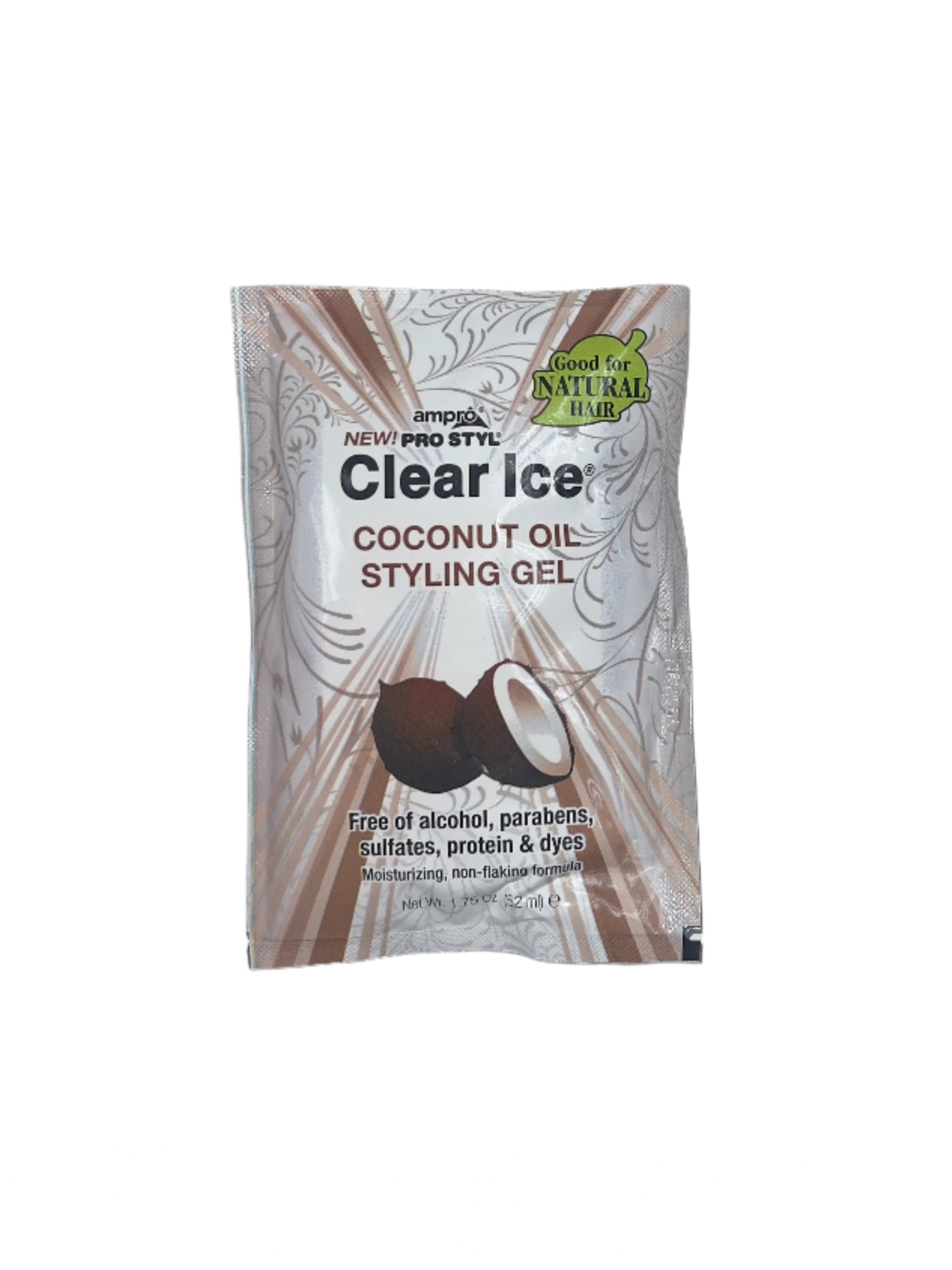 Ampro Pro Style Clear Ice Coconut Oil Gel 1.75 oz Pack