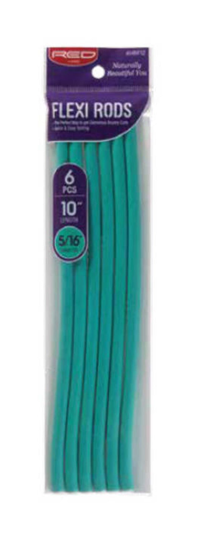 RED Flexi Rods 6pcs 10" Length 5/16" D Green