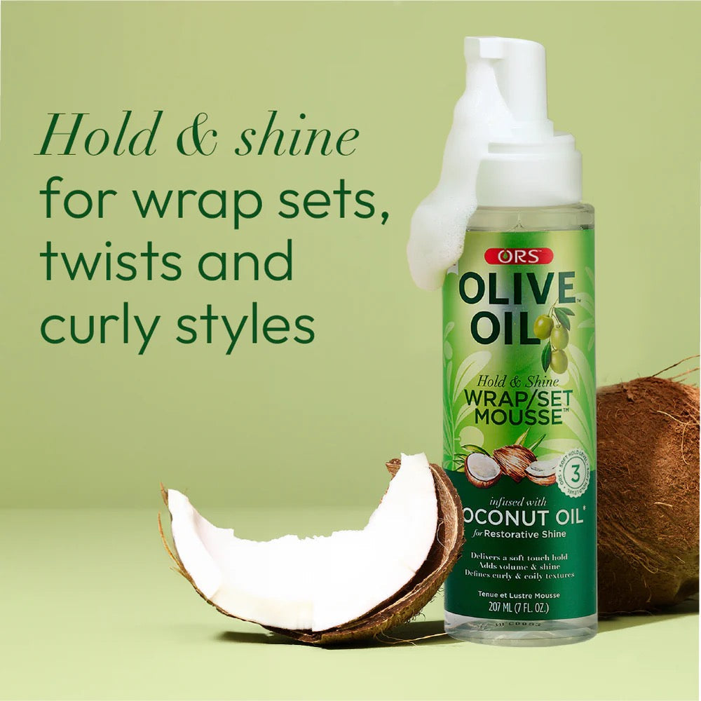 ORS Hold and Shine Wrap Set Mousse 7 oz