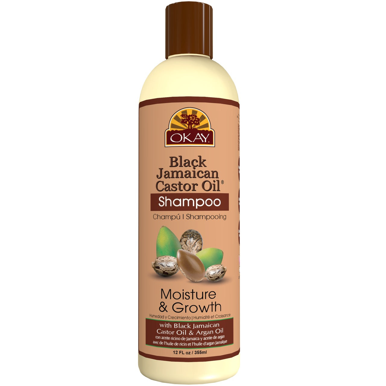 Okay BJC Moisture Growth Shampoo 12 oz