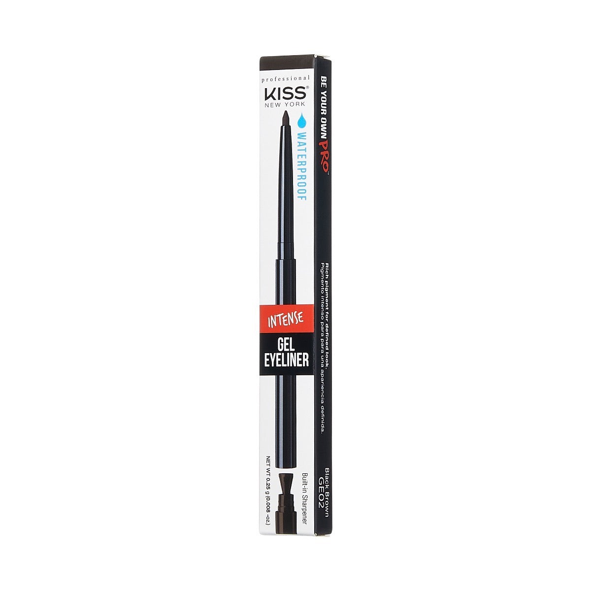 KNP Intense Gel Eyeliner Waterproof - Black Brown