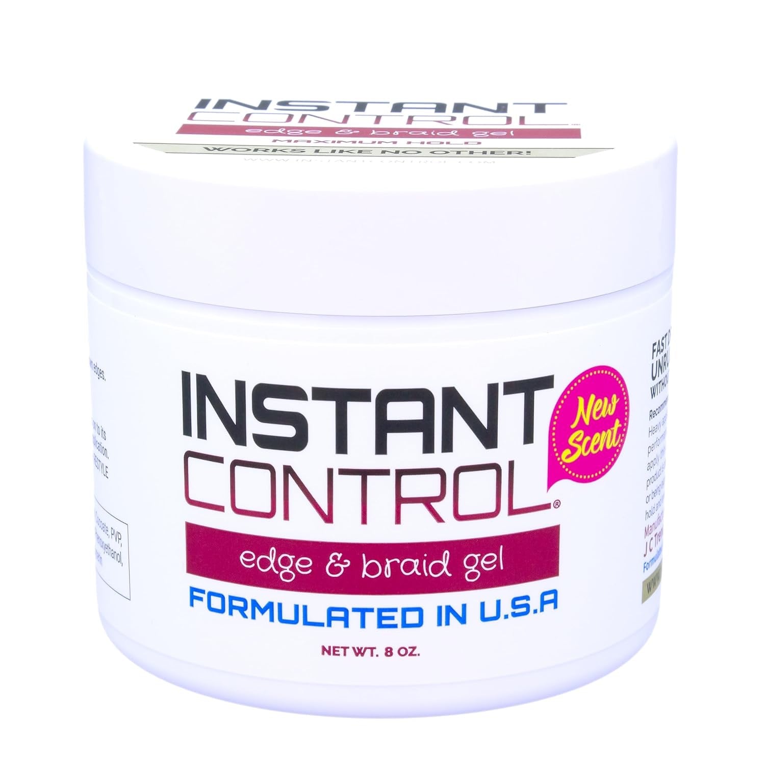 Instant Control Edge and Braid Gel 8 oz - New Scent