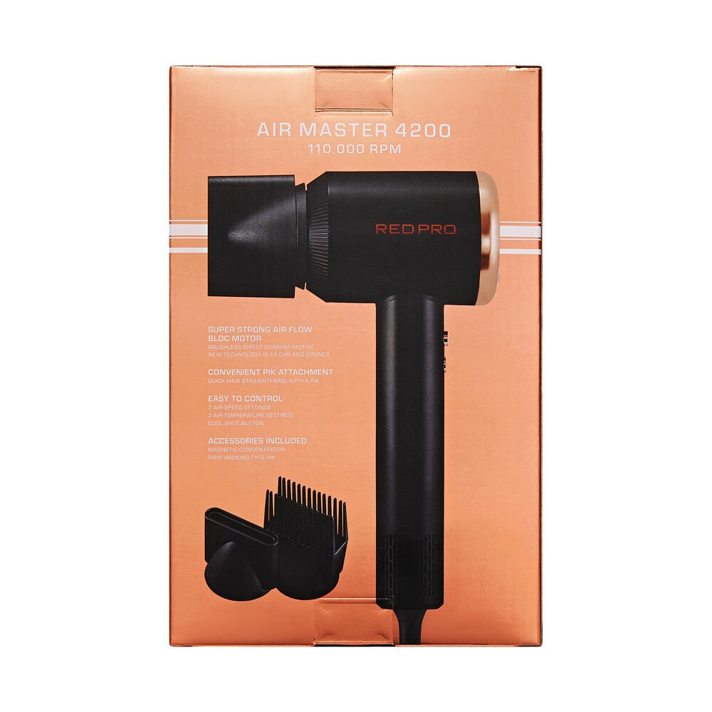 RED Pro BLDC Dryer Air Master 4200 Black