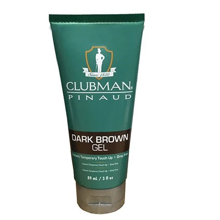 Clubman Dark Brown Gel 3 oz
