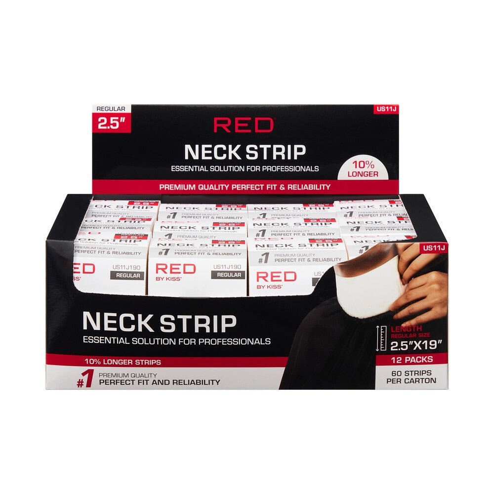 RED Neck Strips 2.5" Box (12 Packs)