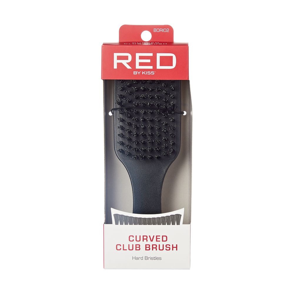 RED Injection Boar Club Brush Hard Curved