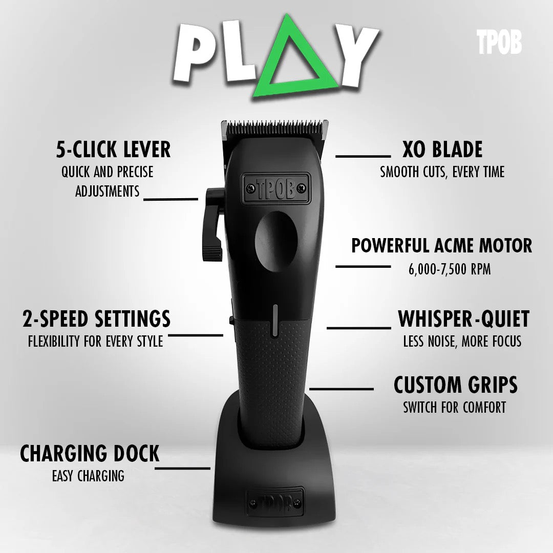 TPOB Play Clipper Black & White
