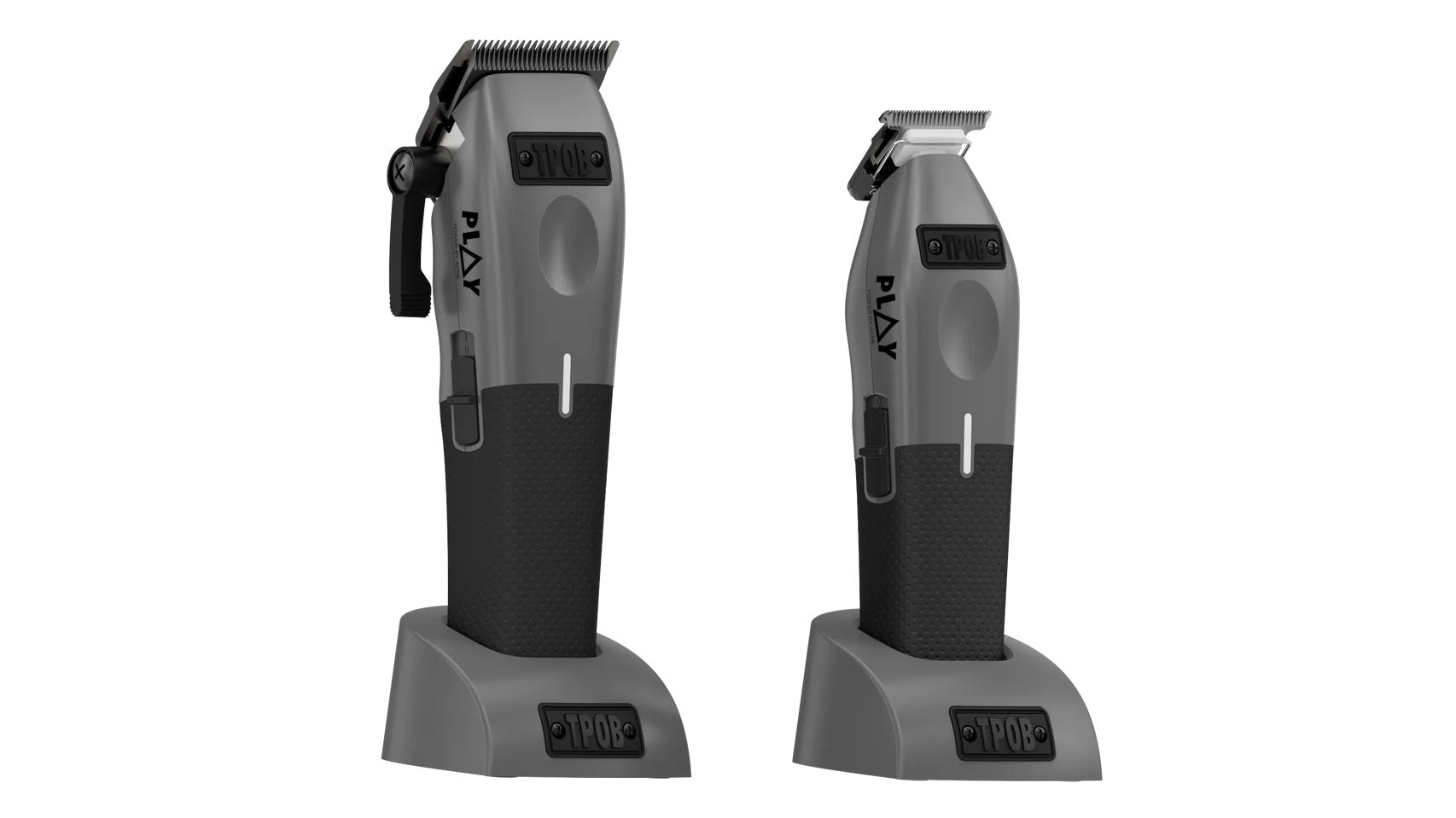 TPOB Play Bundle Clipper & Trimmer Gun Metal Grey