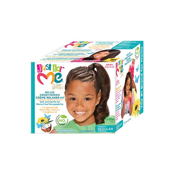 Just For Me No Lye Relaxer Kit Regular