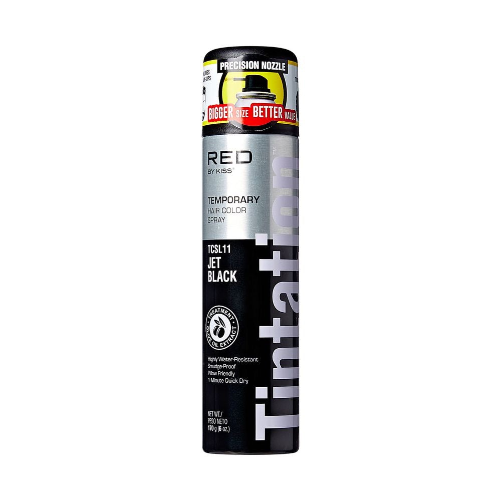 Tintation Hair Color Spray Jet Black 6 oz