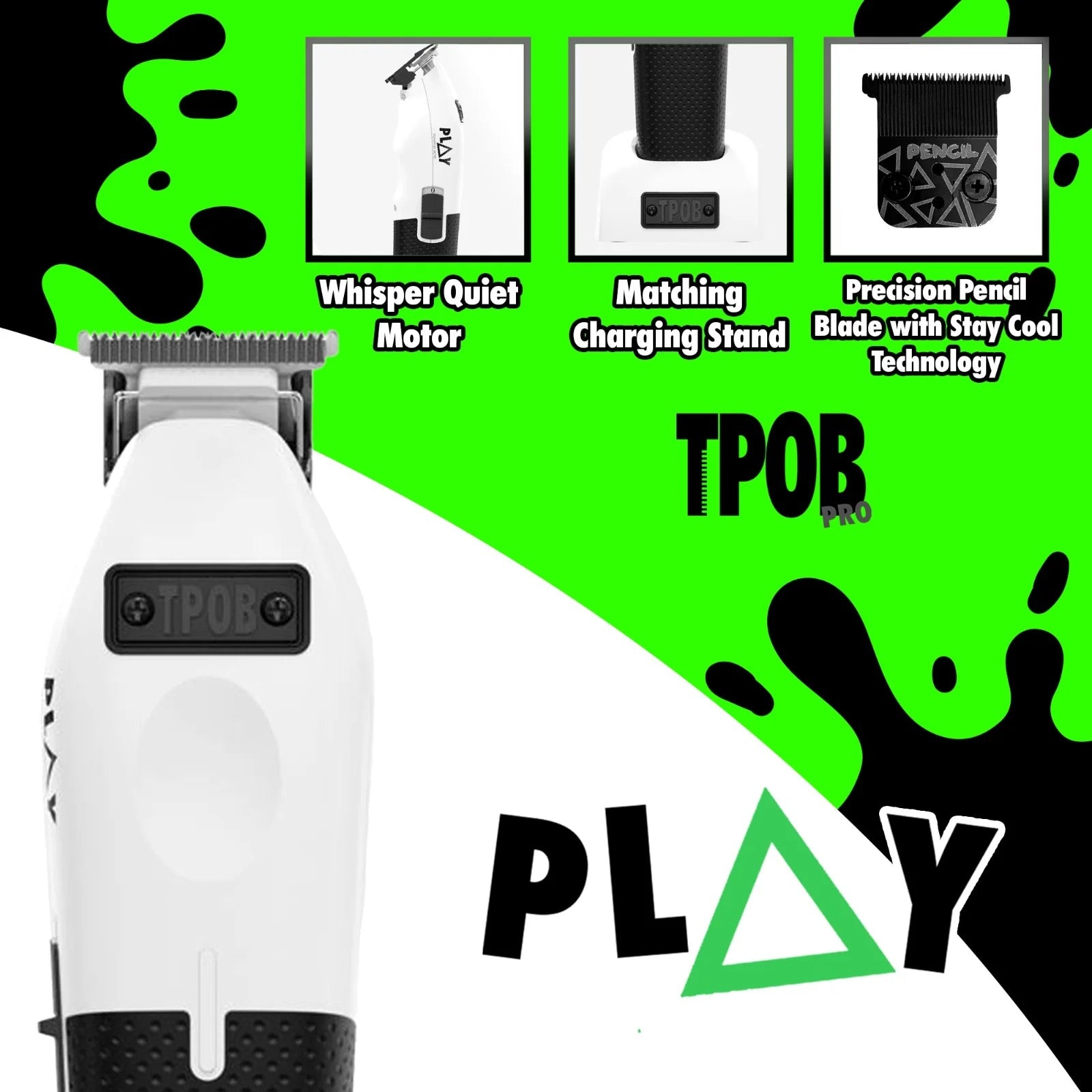 TPOB Play Trimmer Black & White